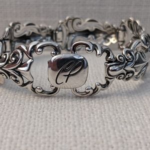 Carolyn Pollack Country Couture Scroll Link Bracelet